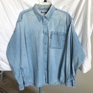 Vintage Columbia Denim Work Shirt